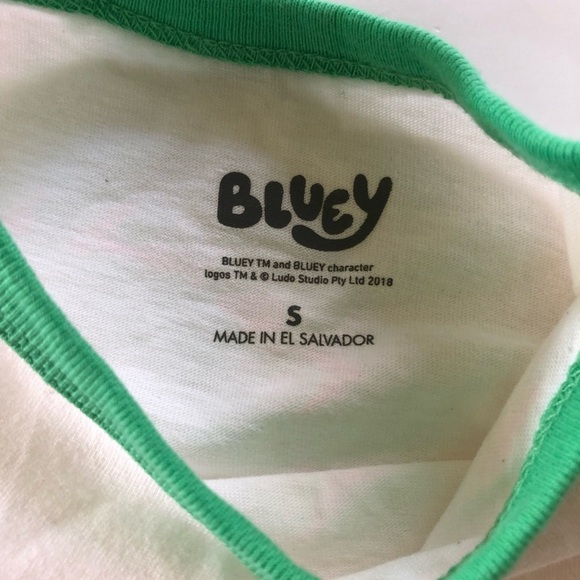 Bundle Disney Bluey Cat & Jack Girls Shamrock Graphic Prints Shirts Size S 6/7 - Picture 4 of 16